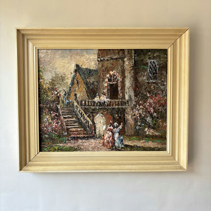 Original Cityscape Oil Painting "Framed Painting" Handcrafted Art Holland Art Shop