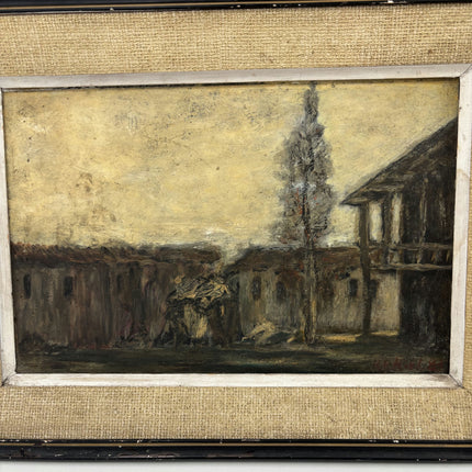 Handcrafted Cityscape Oil Painting "Framed Painting" Timeless Small Artwork Holland Art Shop
