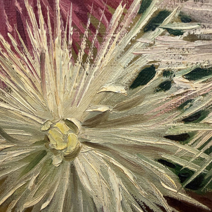 Detailed Floral Still Life Oil Painting "Chrysanthemum Bouquet" Refined Artwork Holland Art Shop