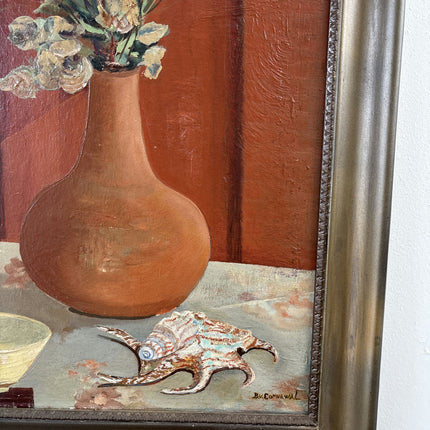 Wonderful Oil Painting Still Life "Vase Of Flowers" Marvelous Large Artwork
