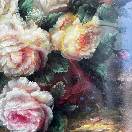 Classic Floral Still Life Oil Painting "Peony Bouquet" Expressive French Art Holland Art Shop