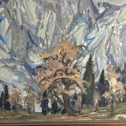 Classic Landscape Oil Painting "Snowy Mountains" Traditional Large Art Holland Art Shop