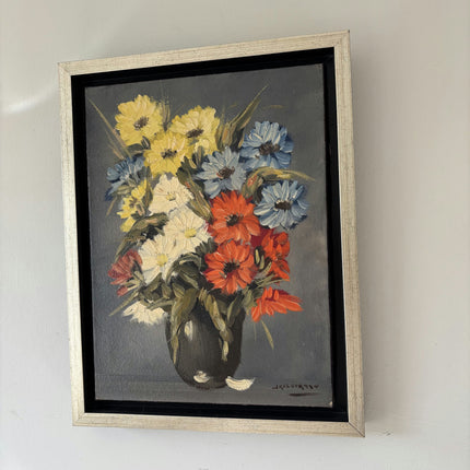 Expressive Floral Still Life Oil Painting "Flower Vase" Traditional Art Holland Art Shop
