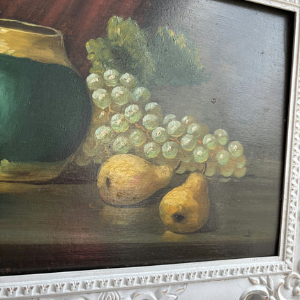 Rustic Still Life Oil Painting "Green Vase" Authentic Artwork Holland Art Shop