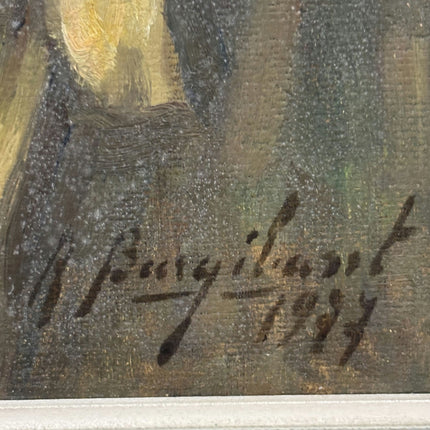Detailed Portrait Oil Painting "Textured Surface" Traditional Small Artwork Holland Art Shop
