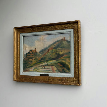 Handcrafted Landscape Oil Painting "Gold Frame" Traditional Artwork Holland Art Shop