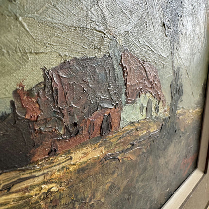 Detailed Landscape Oil Painting "Framed Painting" Expressive Artwork Holland Art Shop