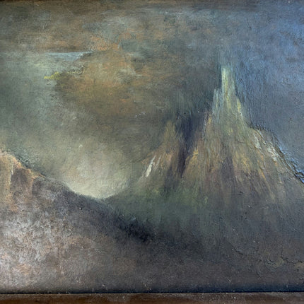 Timeless Seascape Oil Painting "Gold Frame" Elegant Small Art Holland Art Shop