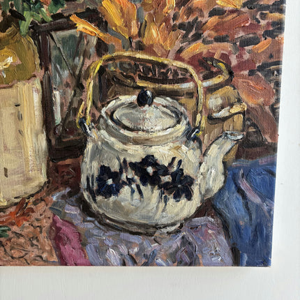 Authentic Floral Still Life Oil Painting "Autumn Flowers" Classic Art Holland Art Shop