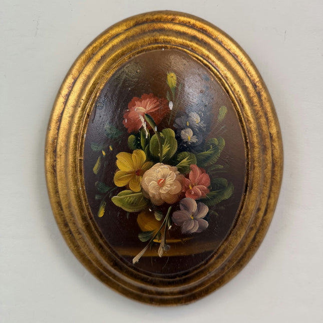 Original Floral Still Life Oil Painting "Floral Bouquet" Traditional Small Art Holland Art Shop