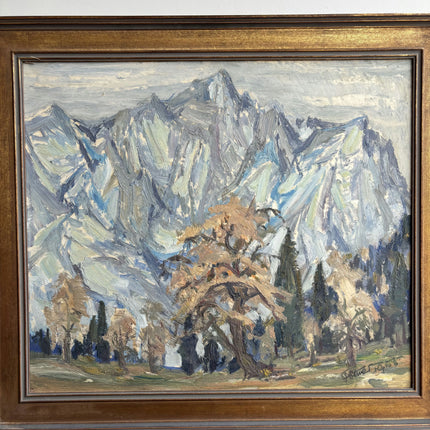 Classic Landscape Oil Painting "Snowy Mountains" Traditional Large Art Holland Art Shop