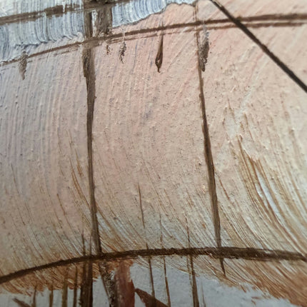 Traditional Seascape Oil Painting "Sailing Ship" Refined Small Art Holland Art Shop