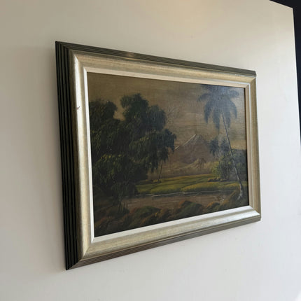 Timeless Landscape Oil Painting "Palm Tree" Elegant Art Holland Art Shop
