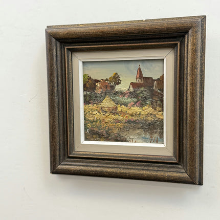 Elegant Still Life Oil Painting "Worn Pictureframe" Timeless Small Art Holland Art Shop