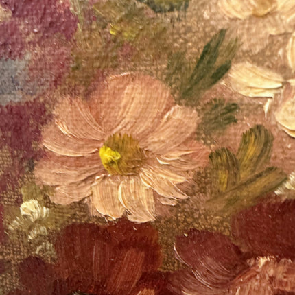 Handcrafted Floral Still Life Oil Painting "Flower Vase" Traditional Small Art Holland Art Shop