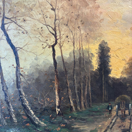 Wonderful Oil Painting Landscape "Autumn Pathway" Original Medium Art Holland Art Shop