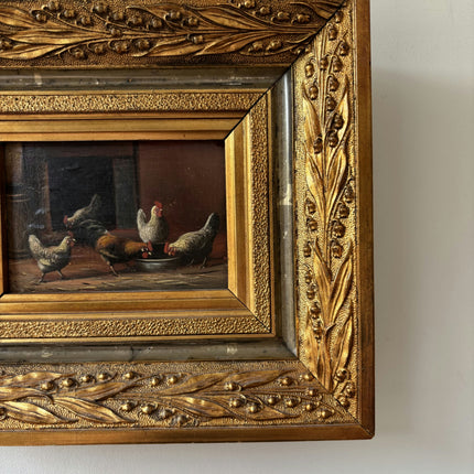 Timeless Animals Oil Painting "Gilded Frame" Refined Small Art Holland Art Shop