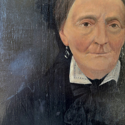 19th Century Oil Painting Portrait "Elderly Woman" Dutch Art Holland Art Shop