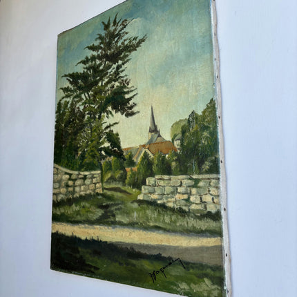 Original Landscape Oil Painting "Tall Pine" Refined Artwork Holland Art Shop