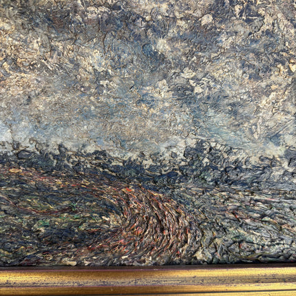 Refined Landscape Oil Painting "Gilded Frame" Handcrafted Small Art Holland Art Shop