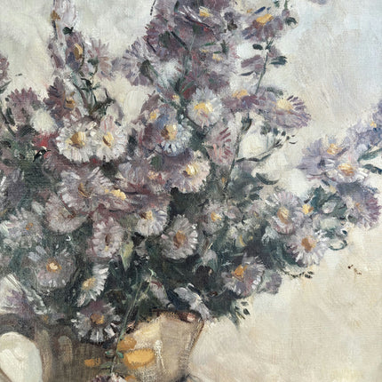 Classic Floral Still Life Oil Painting "Conch Shell" Authentic Artwork Holland Art Shop