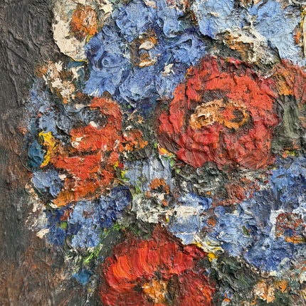 Original Floral Still Life Oil Painting "Flower Bouquet" Handcrafted Artwork Holland Art Shop
