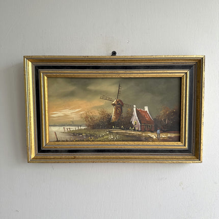 Detailed Landscape Oil Painting "Framed Painting" Elegant Small Artwork Holland Art Shop