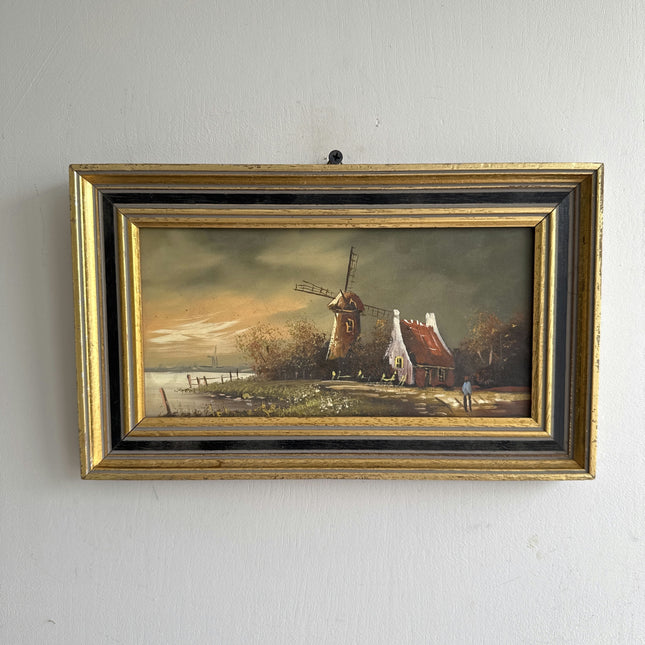Detailed Landscape Oil Painting "Framed Painting" Elegant Small Artwork Holland Art Shop
