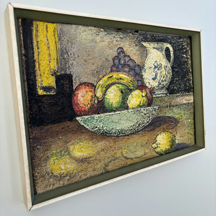 Vintage Still Life Oil Painting "Fruit Bowl" Traditional Artwork Holland Art Shop
