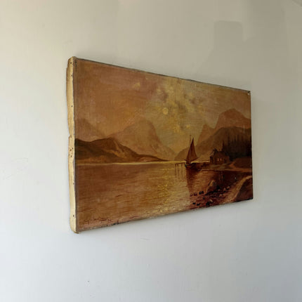 Classic Seascape Oil Painting "Sailing Boat" Elegant Artwork Holland Art Shop
