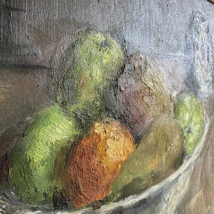 Elegant Still Life Oil Painting "Fruit Bowl" Original Artwork Holland Art Shop