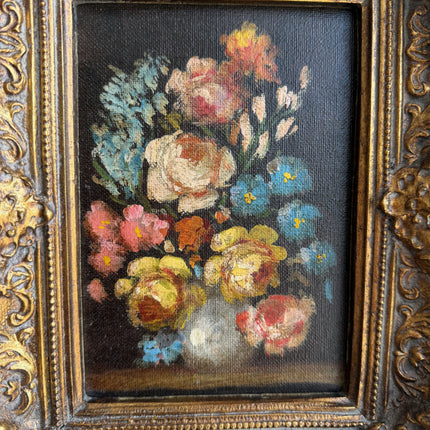 Timeless Still Life Oil Painting "Ornate Frame" Classic Small Artwork Holland Art Shop