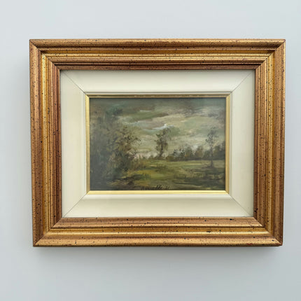 Classic Landscape Oil Painting "Gold Frame" Authentic Small Art Holland Art Shop