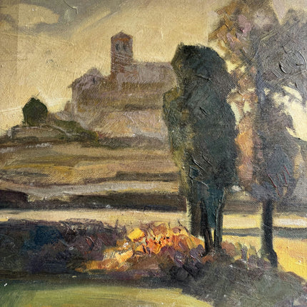 Traditional Landscape Oil Painting "Lone Tree" Handcrafted Art Holland Art Shop