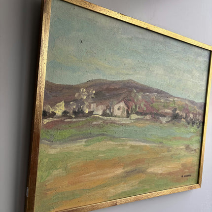 Elegant Landscape Oil Painting "Rolling Hills" Timeless Artwork Holland Art Shop