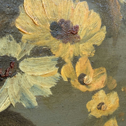 Detailed Floral Still Life Oil Painting "Flower Vase" Rustic Small Artwork Holland Art Shop