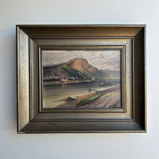 Elegant Seascape Oil Painting "Framed Painting" Timeless Small Art Holland Art Shop