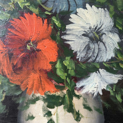 Refined Floral Still Life Oil Painting "Flower Vase" Expressive Artwork Holland Art Shop