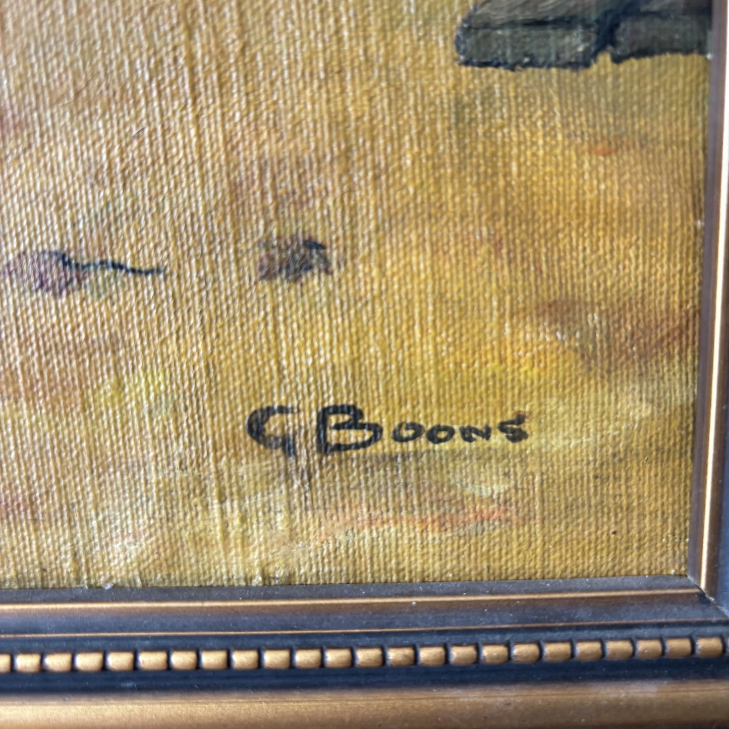 Original Scenery Oil Painting "Street Performance" Figurative Medium Art