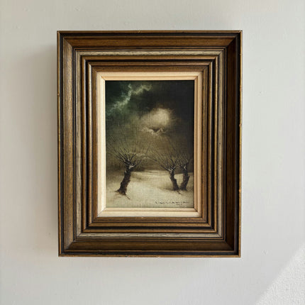 Original Landscape Oil Painting "Gnarled Trees" Timeless Small Artwork Holland Art Shop