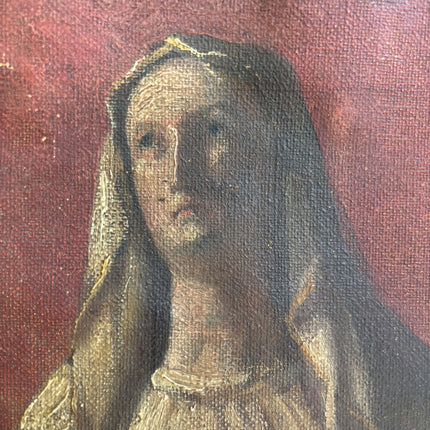 Original Portrait Oil Painting "Praying Woman" Expressive Art Holland Art Shop