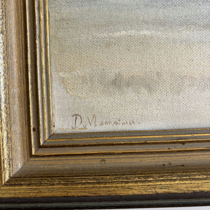 Authentic Cityscape Oil Painting "Cracked Paint" Classic Dutch Artwork Holland Art Shop