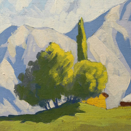Classic Landscape Oil Painting "Small House" Rustic Art Holland Art Shop