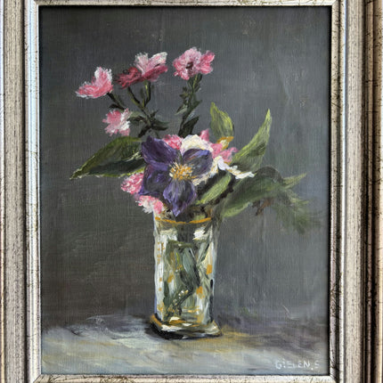 Authentic Floral Still Life Oil Painting "Flower Vase" Traditional Art Holland Art Shop