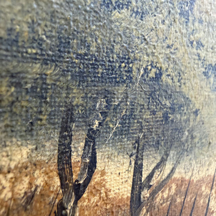 Authentic Landscape Oil Painting "Golden Frame" Traditional Art Holland Art Shop