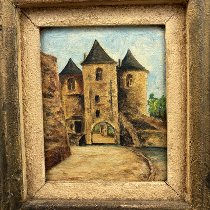 Classic Cityscape Oil Painting "Hanging Frame" Timeless Small Artwork Holland Art Shop