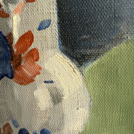 Authentic Still Life Oil Painting "Blue Teapot" Original Artwork Holland Art Shop