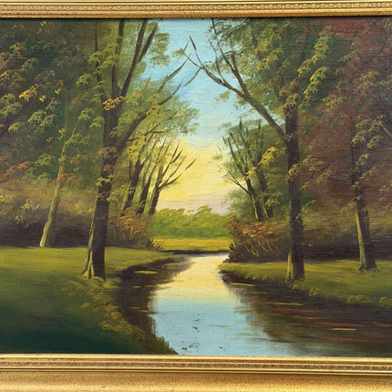 Elegant Landscape Oil Painting "Framed Painting" Detailed Large Art Holland Art Shop