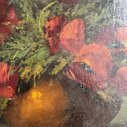 Expressive Floral Still Life Oil Painting "Ornate Frame" Timeless Artwork Holland Art Shop