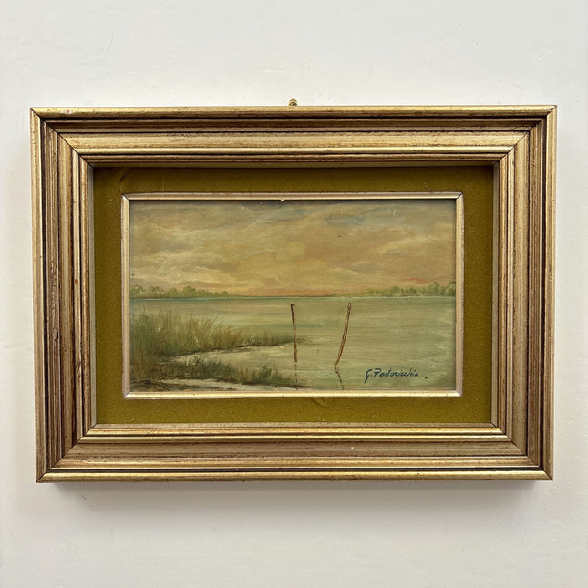 Rustic Landscape Oil Painting "Framed Painting" Expressive Artwork Holland Art Shop